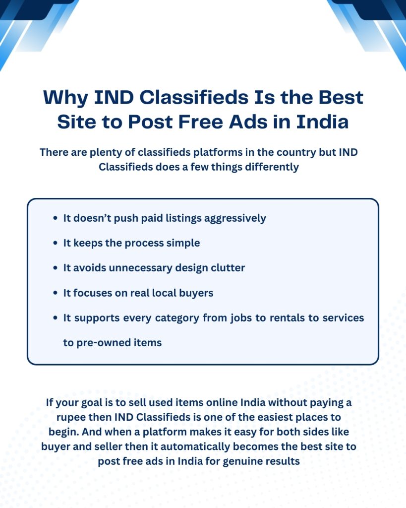 Why IND Classifieds Is the Best Site to Post Free Ads in India