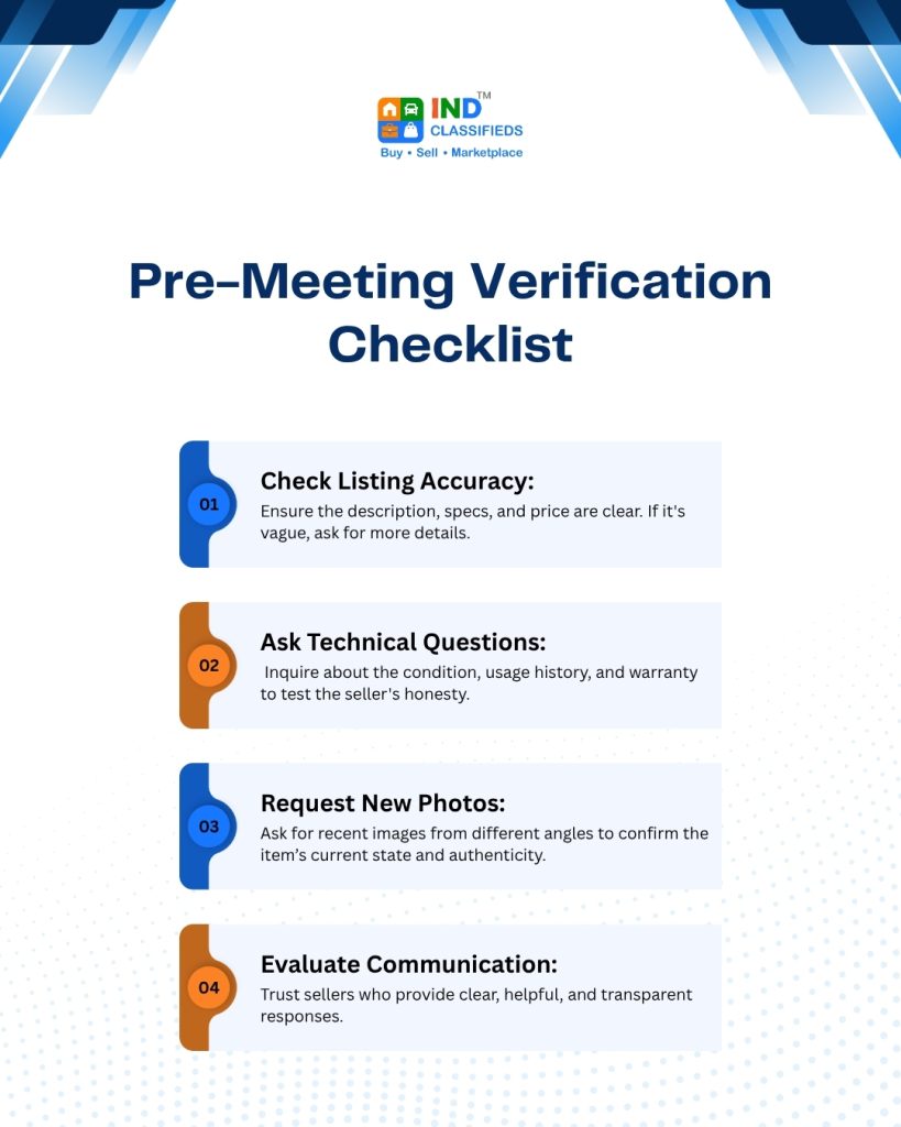 Verify Product Information Before Meeting