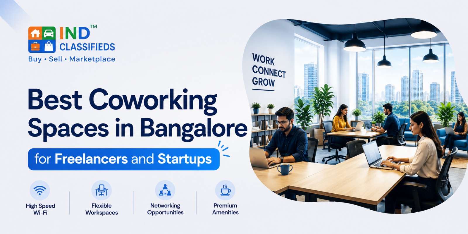 Best Coworking Spaces in Bangalore for Freelancers and Startups